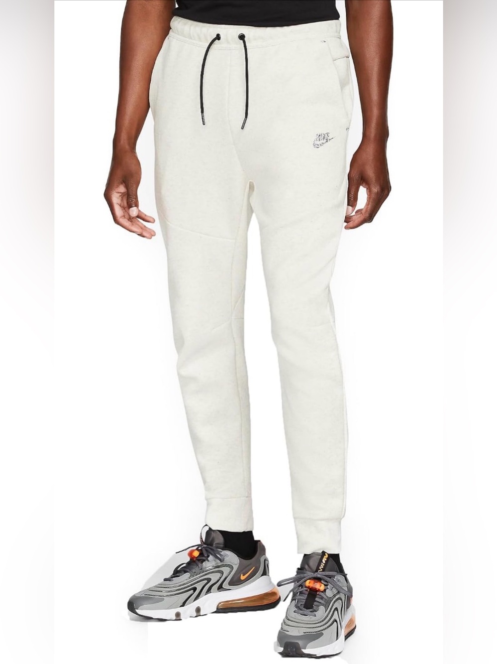 Nike Sportswear Tech Fleece Jogger Mens Pants White/Heather Medium